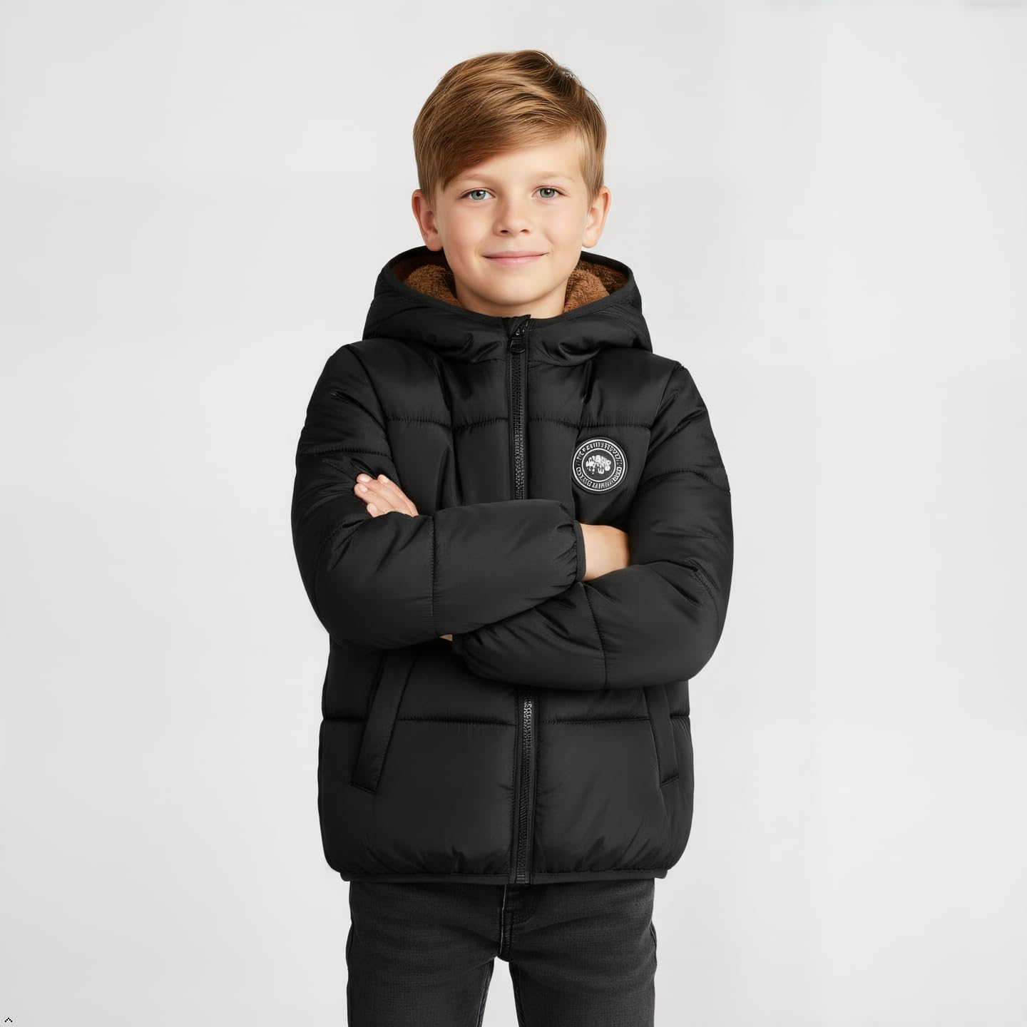 solomate Girls and Boys Winter Coats - Outerwear Winter Puffer Heavyweight Fleece Lined Jackets & Coats for Kids