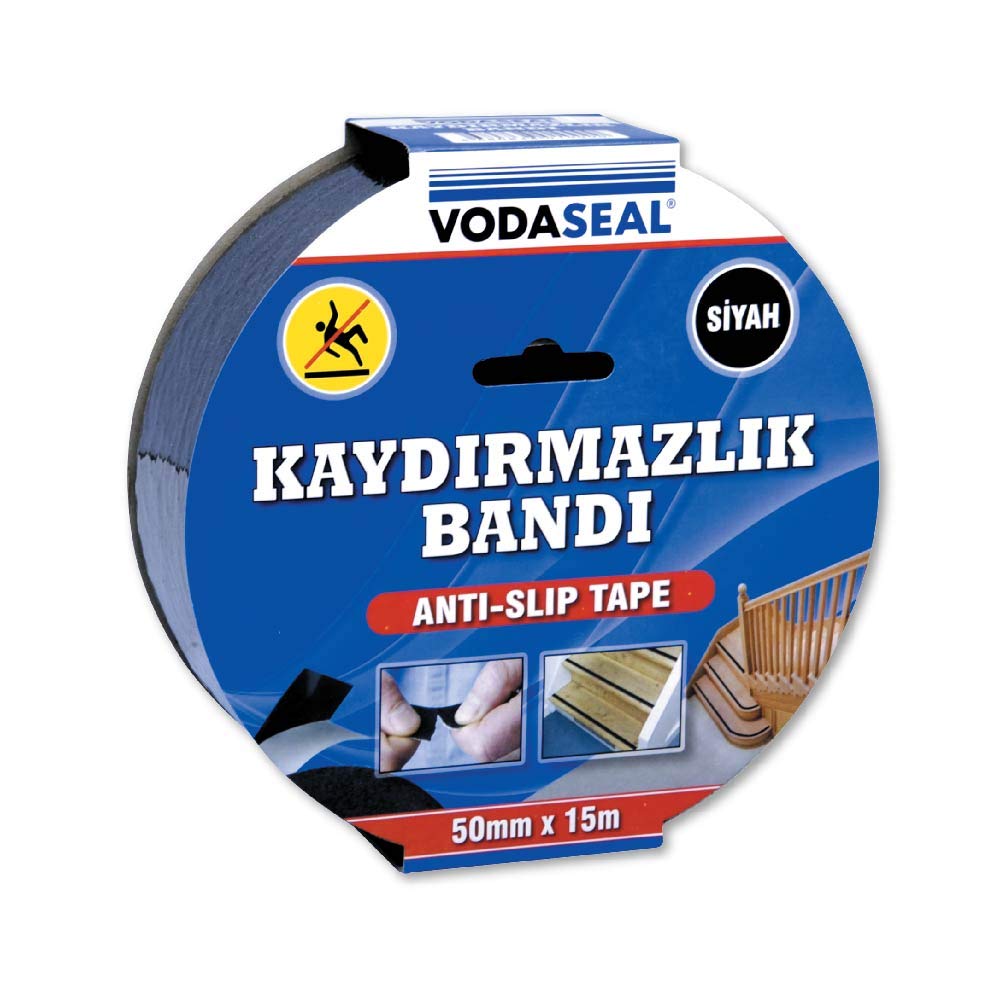 Vodaseal 53.01.010 Kaydırmaz Bant 50Mmx15Mt, Siyah