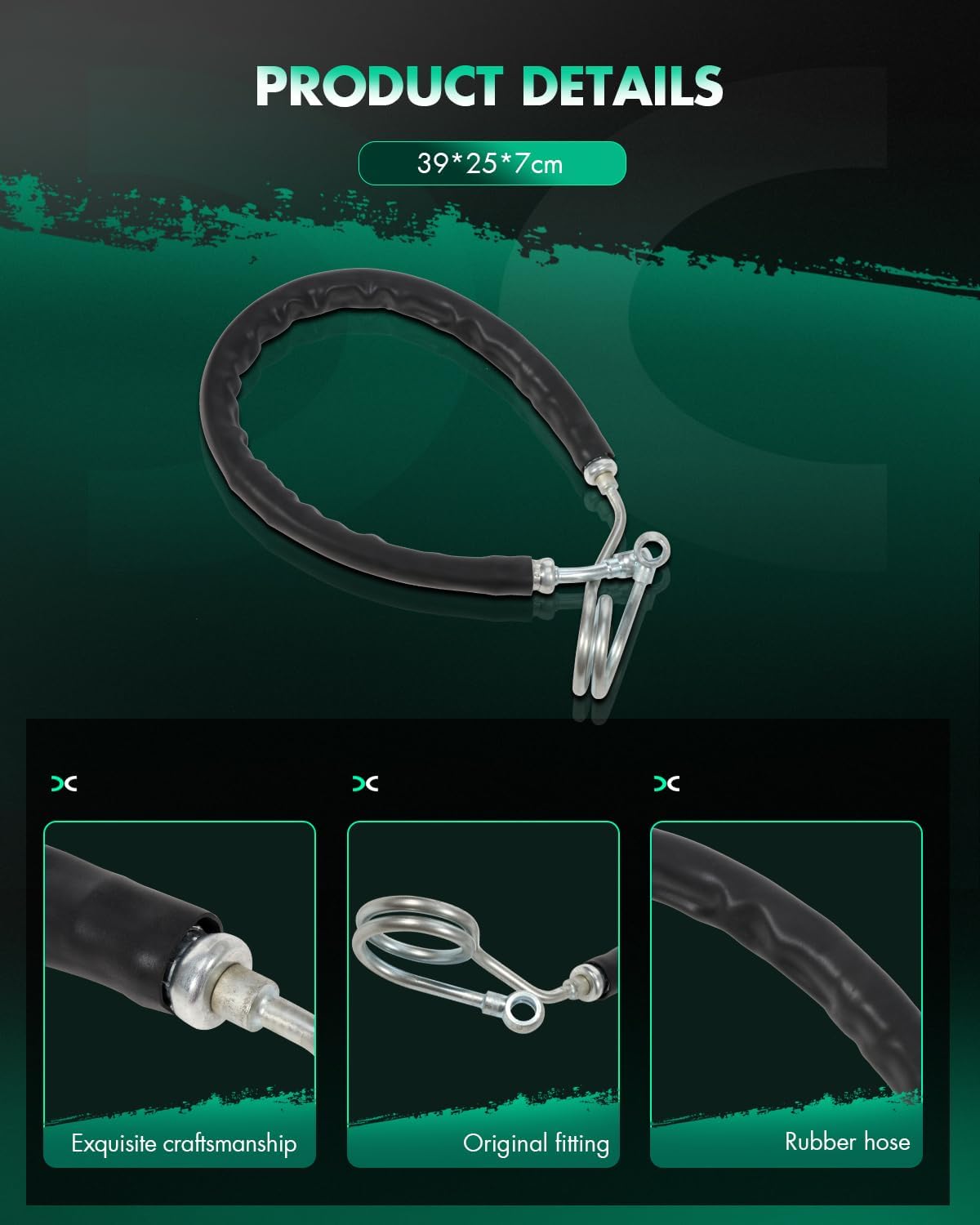 SCITOO 352046 Power Steering Pressure Hose assembly Fit for 2008-2012 for Nissan for Altima