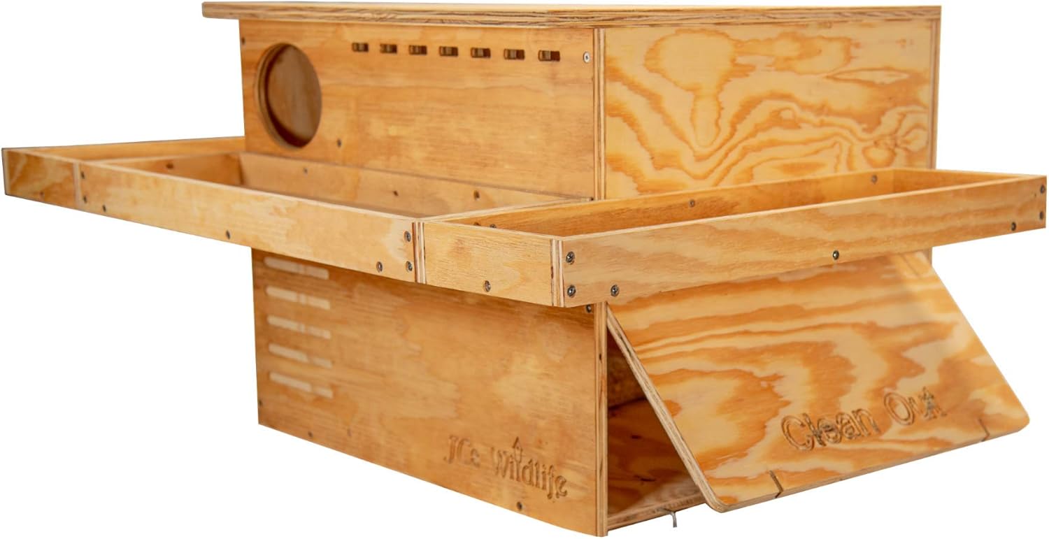 JCS Wildlife 3 Sided Platform Barn Owl Nesting Box