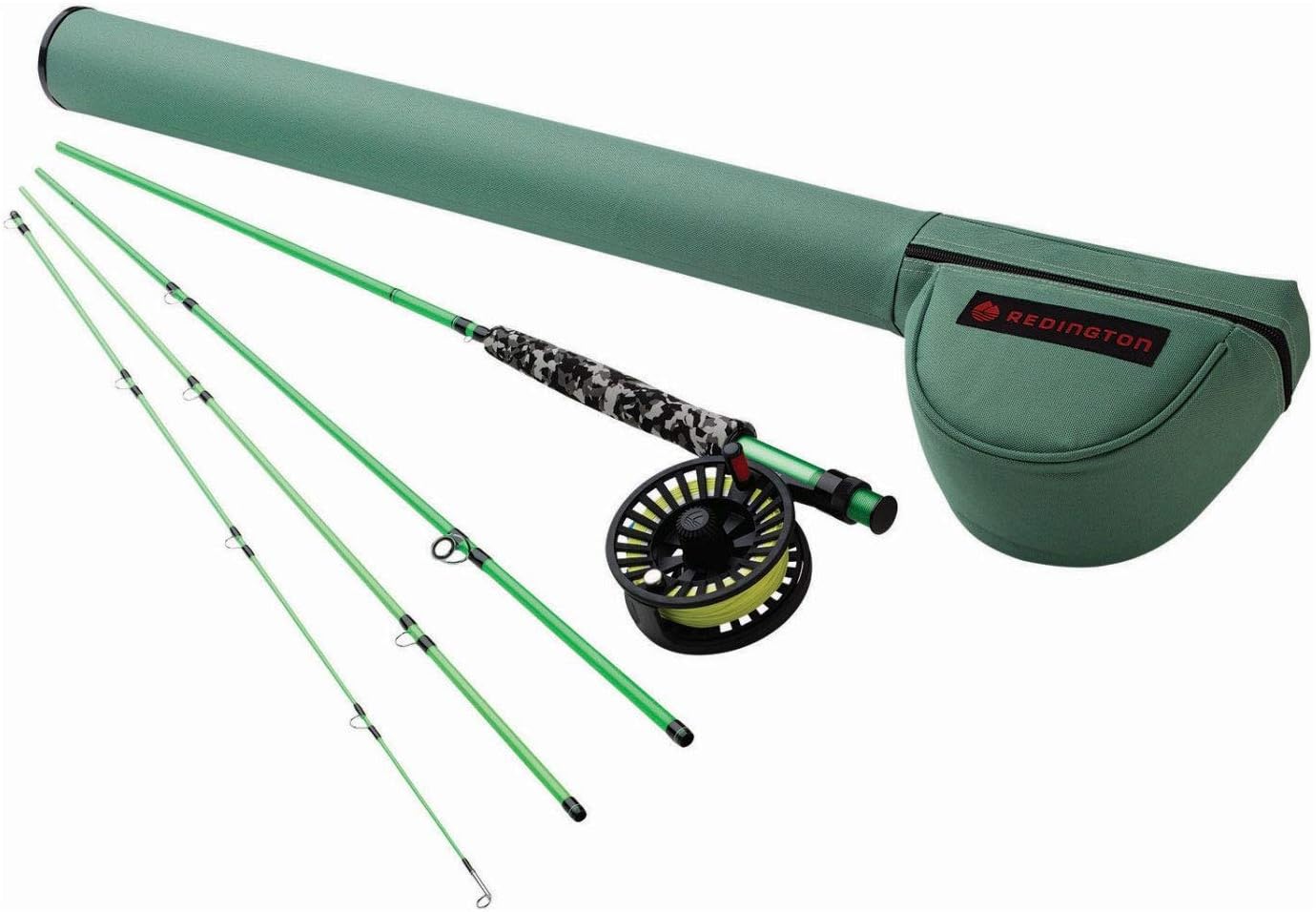 Redington Minnow Fly Fishing Rod for Young Anglers, Neon Green