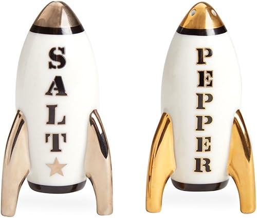 Miniatura 2 de Jonathan Adler Apollo - Juego de salero y pimentero, tamaño único, multicolor