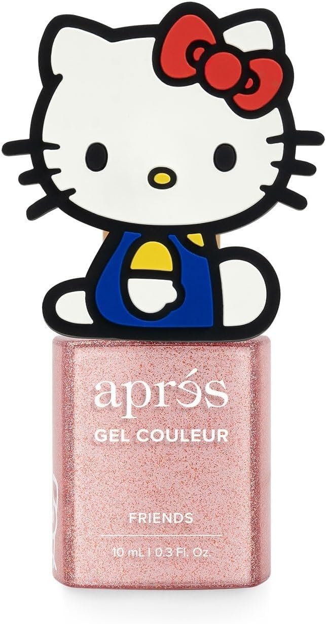 Amazon.com: APRÉS x Hello Kitty® Flash Glitter Gel Color Nail Polish ...