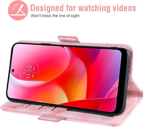 Miniatura 3 de Asuwish Funda de teléfono para Motorola Moto G Power 2022 5GMotoG Pure 2021 con protector de pantalla y cartera de mármol, tarjetero con ranura para