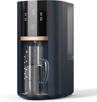 Leysern Countertop Reverse Osmosis Water Filter with UV, No Installation