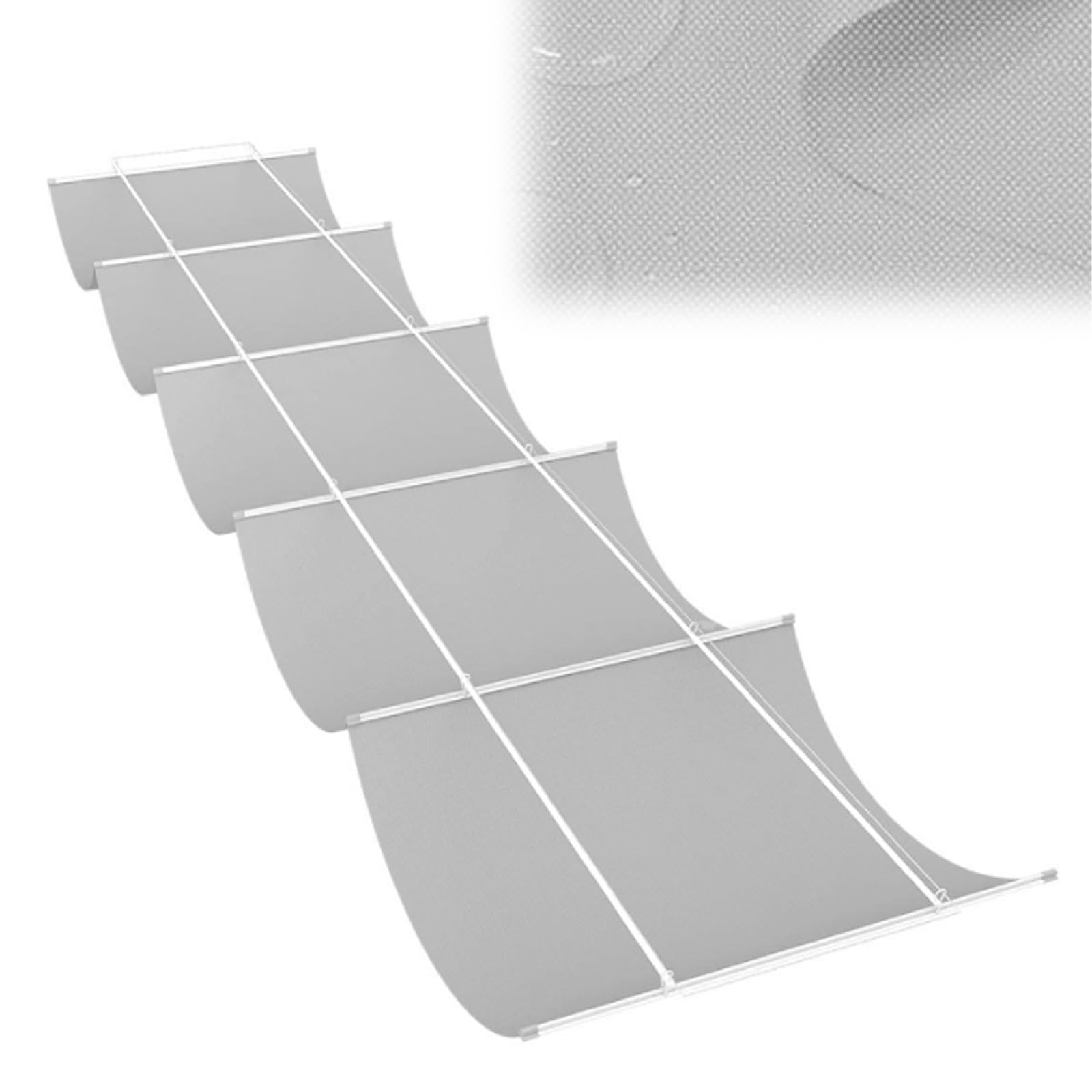 Voile d'ombrage imperméable et anti-UV 1,5x10m haute densité pour extérieur