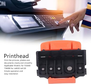 Tefola Printhead Replacement, Professional Print Head QY6 0089 for TS5080 TS6080 Ts6020 Ts6120 Printer