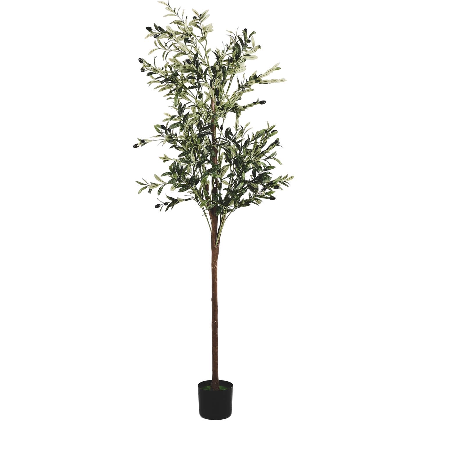 Dollate Artificial Olive Tree 7FT, Tall Faux Plants Indoor for Home Living Room Office Decor, Potted Fake Tree with Olive Fruits & Silk Leaves