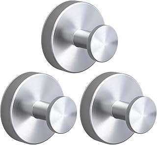 Genfest 2026 Suction Cup Hooks for Hanging, Shower, No-Drill Removable Heavy Duty Suction Cup Hooks for Towel, Shower, Home Storage, Window, Hanging, Bathroom, Kitchen, Glass Door - 3, Silver