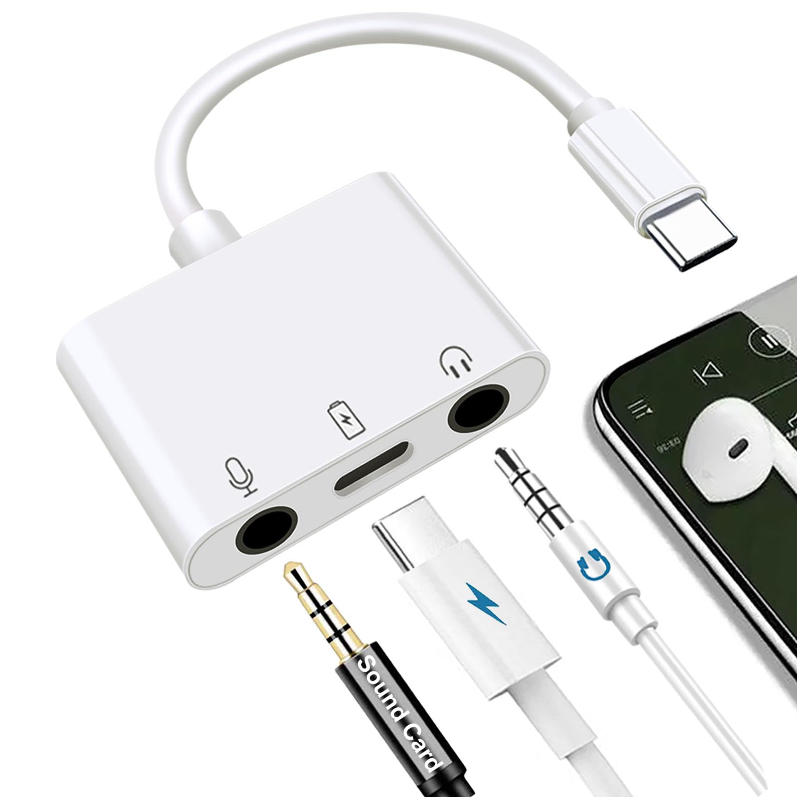 Usb C To Microphone Adapter For Live Streaming Type C Desertcart