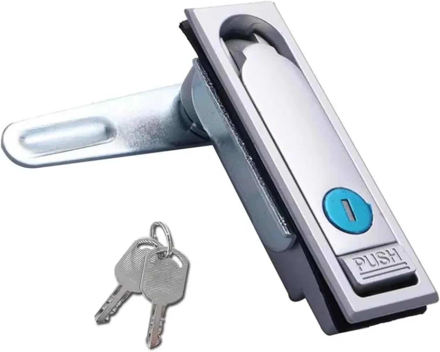 Zinc Alloy Plane Lock Universal Cabinet Lock 1Pcs(Silver-2pcs-Zinc)