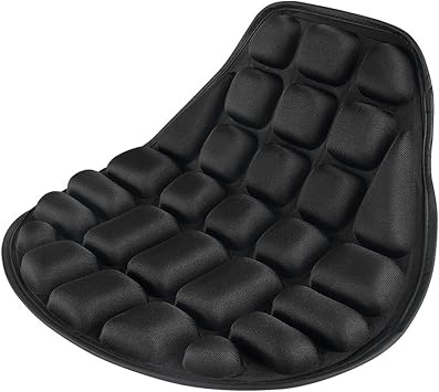 Motorcycle Seat Cushion for Aprilia Tuareg 660, Breathable Shock Absorption Motorbike Seat Cushion Comfortable Motorcycle Sun Protection Seat Cushion
