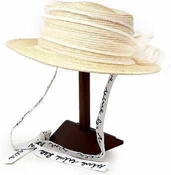 Amazon | [バラ色の帽子] (バライロノボウシ) カンカン帽 麦わら帽 麦
