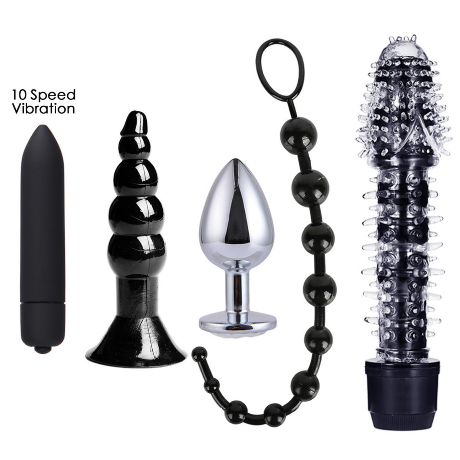 [Set da 15 pezzi] Set di cinturini per yoga - Accessori sexy - Linea di articoli erotici per adulti - Prodotti più venduti - Modelli da donna - Set da viaggio (nero)