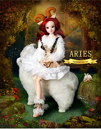 Icy Fortune Days Mystery Magic Girl Fortune Days Bjd Doll 12 Inch Twelve Constellation Series Doll (Aries) #TOP7