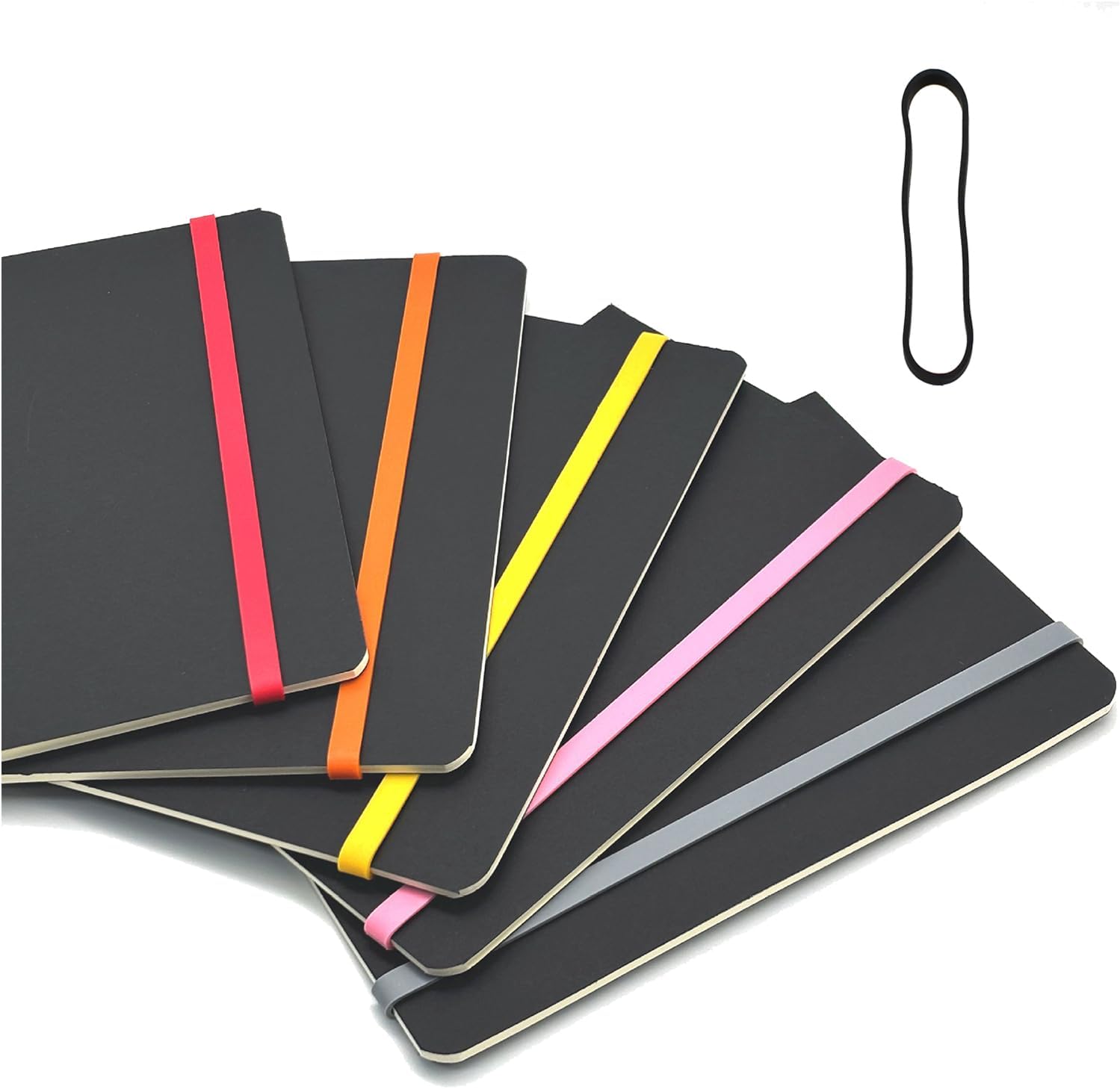 RLECS 33PCS Highly Elastic Eco Friendly Silicone Strap 2.8 Inch Office Supplies Book Wallets Card Holder Packaging Tape Suitable for Hair Styling File Organisation Cooking Storage Handicrafts image 5