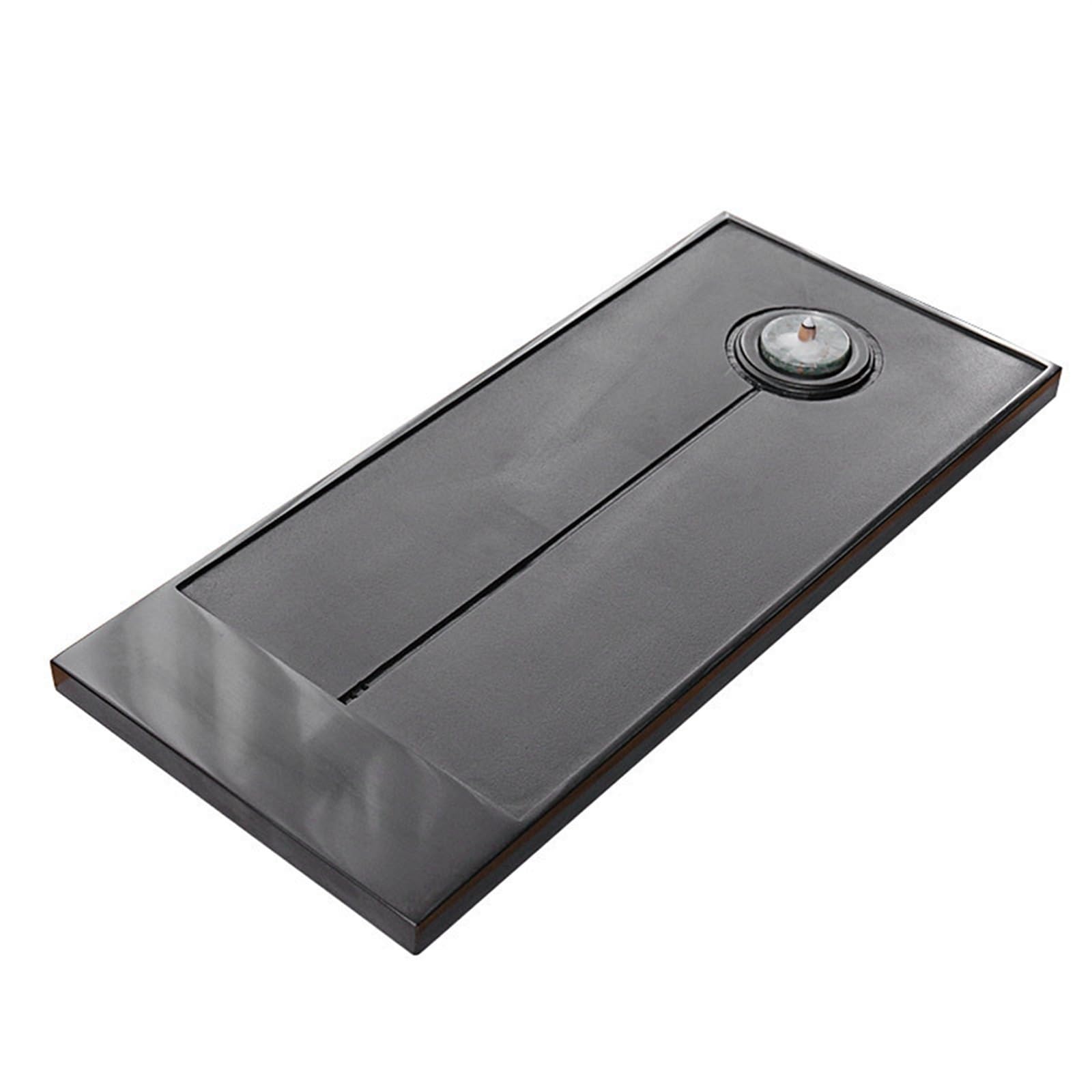 Bandeja de té Sencilla, Juego de té, Bandeja de té para el hogar, Mesa de té de Piedra de Kung fu, Juego de té de mar para el hogar (un Color, 80 x 35 x 3 cm)