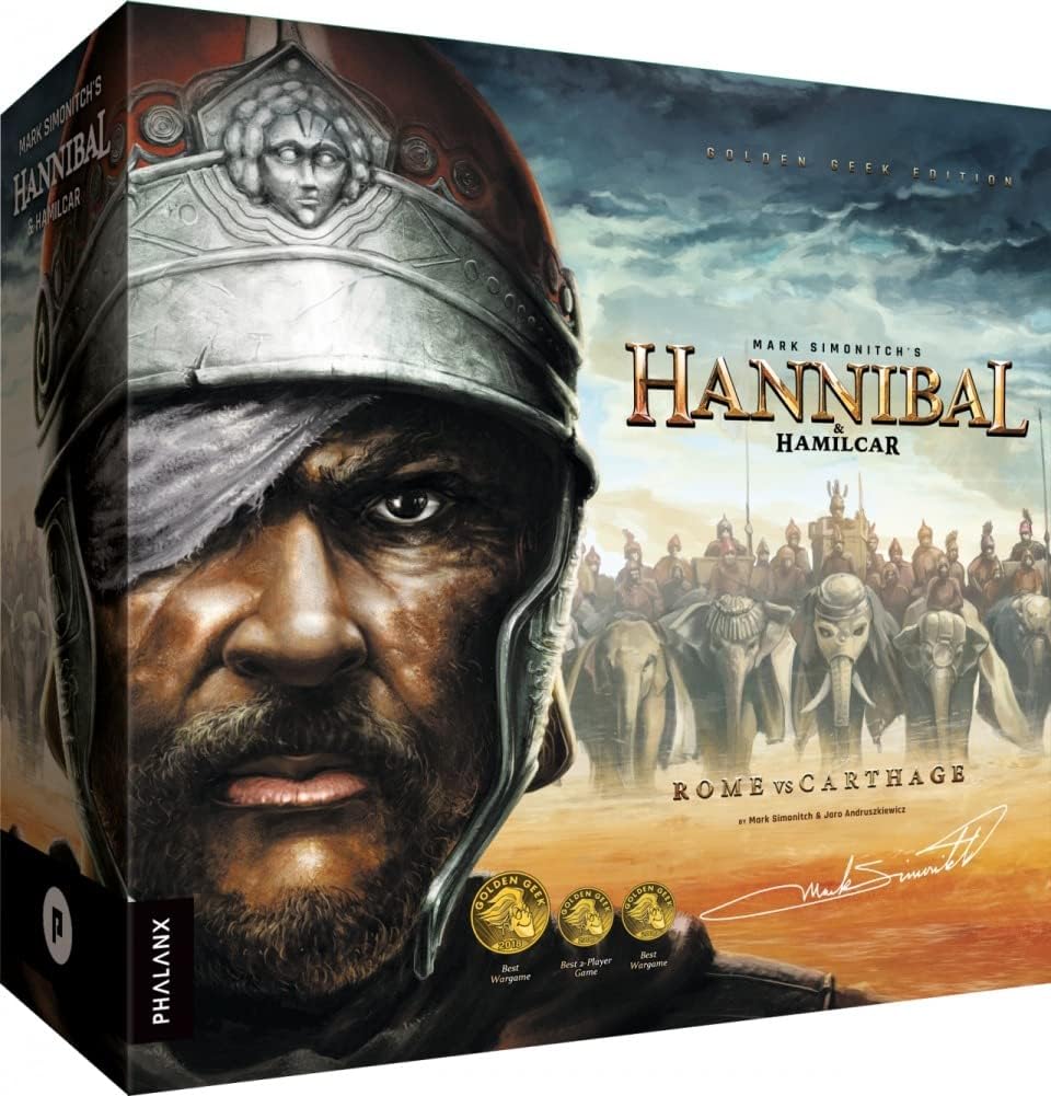 VR Distribution Phalanx Hannibal and Hamilcar: Rome vs. Carthage Board Game - 20th Anniversary Edition - 2 Players - Ages 13+