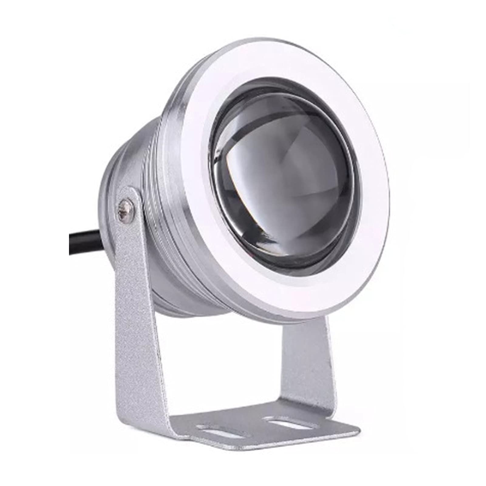 BDSHL LED Spotlight Underwater Light 10w Landscape Light Convex mirror IP68 Waterproof DC12V 24V RF Remote Control Colorful Rockery Fountain Light Swimming Pool (Color : A5-Blue, Size : 24v-10w)
