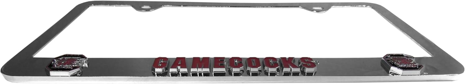 NCAA South Carolina Fighting Gamecocks Steel Tag Frame