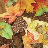 Woodland Fall Beverage Napkins, 16ct