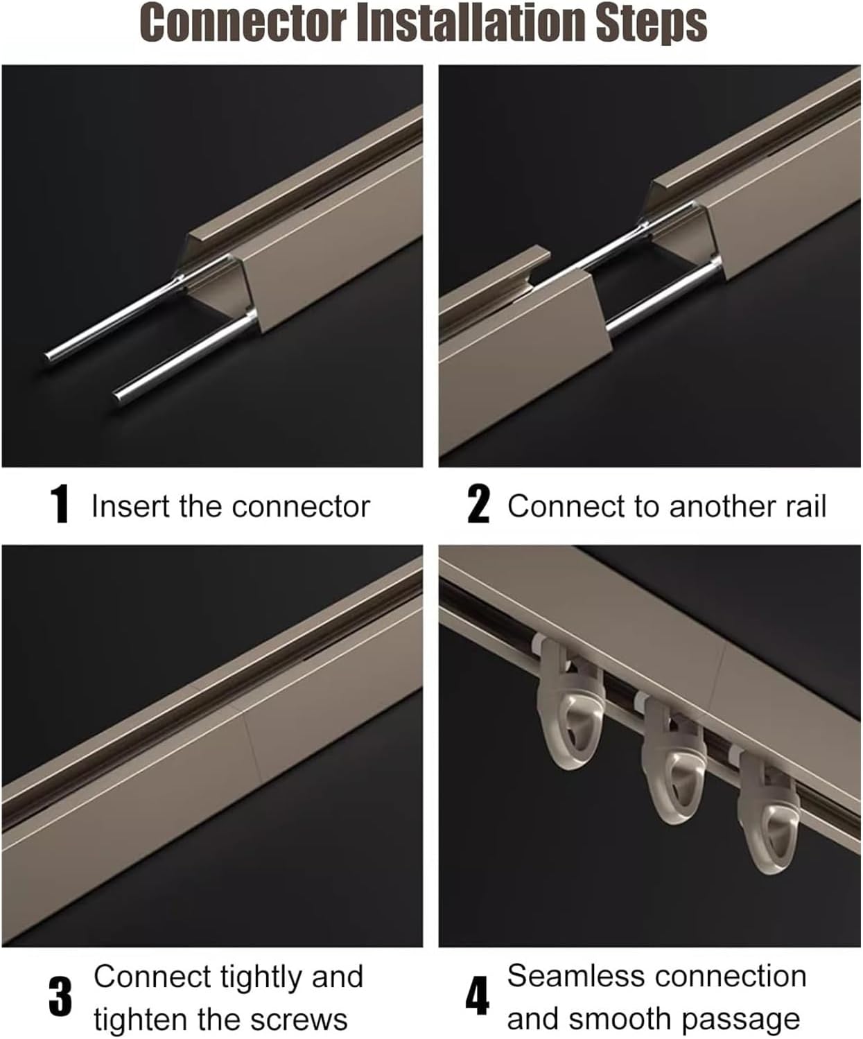 Ceiling Curtain Track Set, Curtain Rail, Ceiling Mount Track for Curtains, Shower Curtain Rod System Room Divider(White,3.1m (10.2ft))