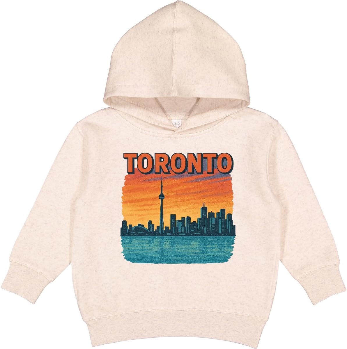 inktastic Toronto Skyline Toddler Hoodie