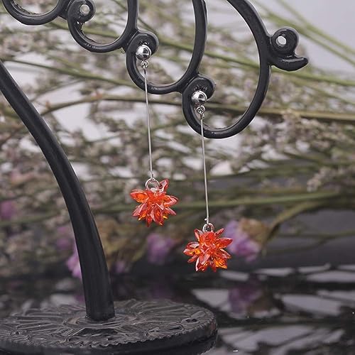 YAZILIND Pendientes Chapados En Oro Con Forma De Flor Redonda Geométrica Y Circonita Cúbica Para Mujer, Circonita Cúbica, Sin Piedra Preciosa : YAZILIND JEWELRY LTD