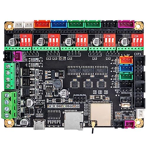 Kqcibz Mks Tinybee Controller Card Motherboard 32Bit 3D Printer Control Board Replacement Kits Support Mini 12864Lcd V3 Display 12864 LCD Panel, Green, 500383282
