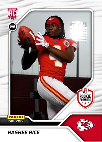 2023 Panini Instant Rashee Rice RC #17-Rookie Premiere RPS First Look - Football Trading Card- Kansas City Chiefs- Print Run of Only 517 Made!