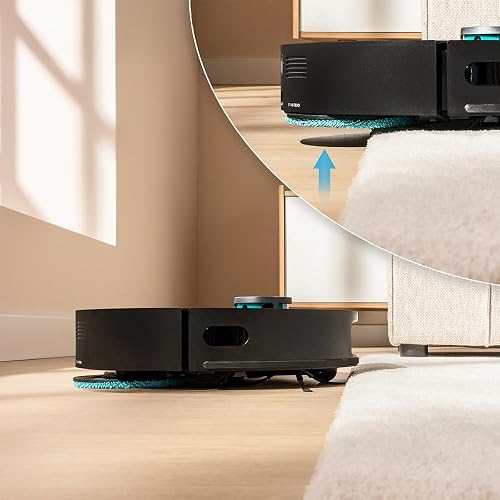 Cecotec Robot Vacuum Cleaner and Friegasoli Conga X70 Motor 15000Pa, 4-in-1 Base, Laser Technology, Swivel Brushes, Side Brush, App and Bluetooth - 8