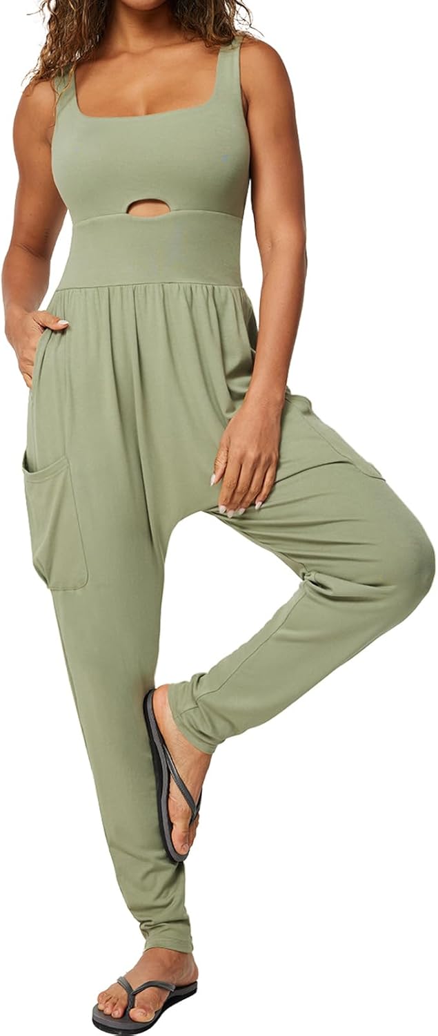 Casei Women’s Casual Jumpsuit with Pockets
