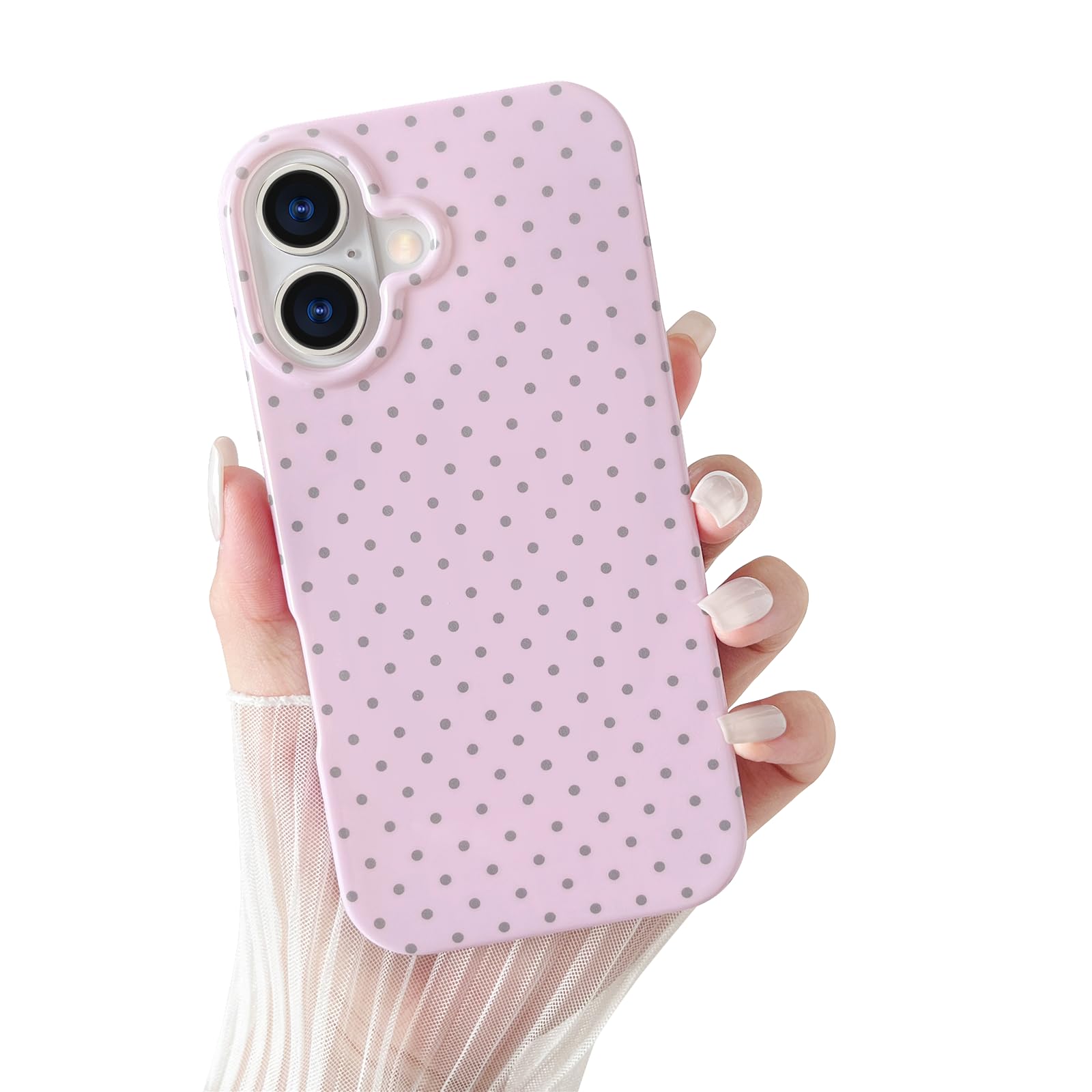 Amazon.com: Yeddabox for iPhone 17 Case Cute Polka Dot Phone Case