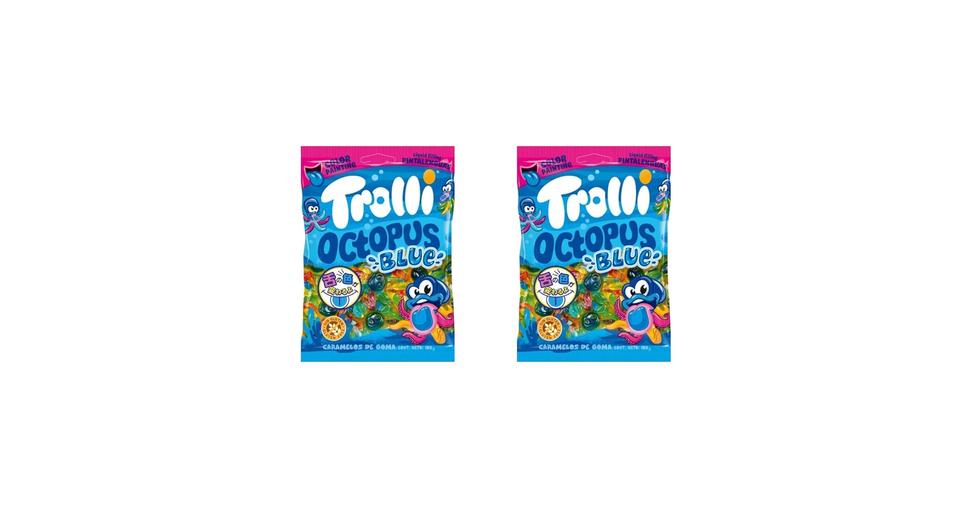 Amazon | トローリ グミ 海外グミ (オクトパスブルー 100g×2袋
