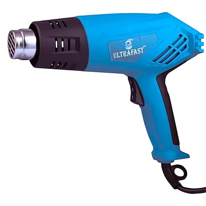 ULTRAFAST UF-HAG2000 Professional 2000W Hot Air Gun Dual Temperature Heat Settings 350- 550 Corded Heatgun for Wrapping Paint Removal Wire Shrinking Crafting
