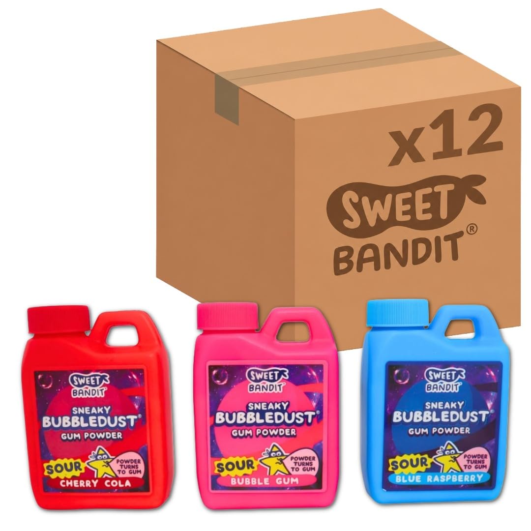 Sweet Bandit Sneaky Bubbledust, 50 g (Pack of 12)