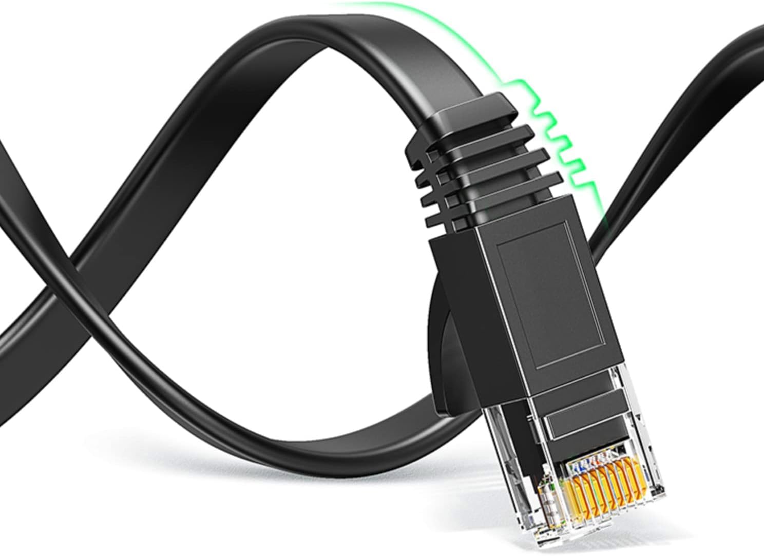 Cavo Ethernet CAT8 Bianco Da 3m, RJ45 Snagless, 25G/40G, 2000MHz, 100W PoE , S/FTP, Cavo Lan In Ram - Foto 7