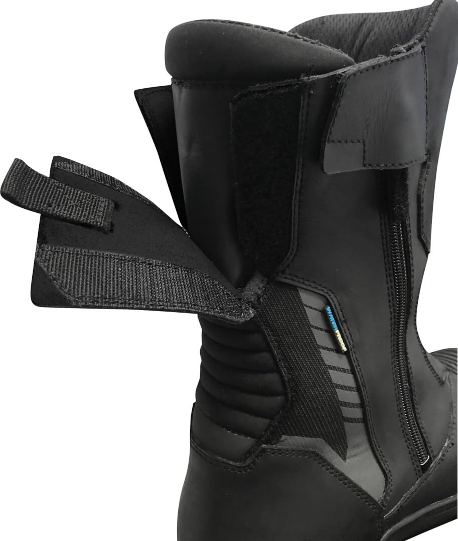 Büse B360 wasserdichte Motorrad Stiefel, schwarz, 47