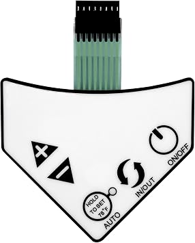 Replacement Keypad for Maxxair MaxxFan Deluxe Roof Vent Fan 10-21299K,10-21300K,10-43010K,10-21304K,10-21305K,10-40209,11-00001K