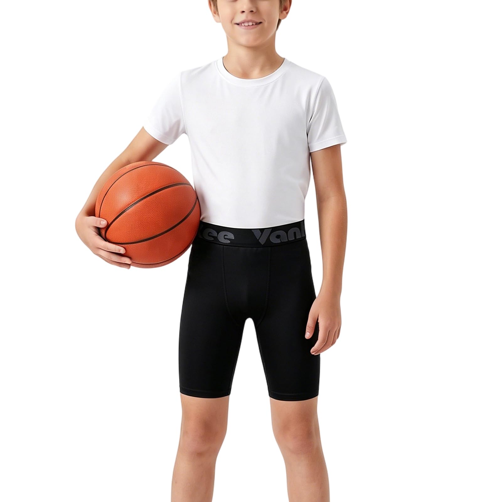 Pantaloncini Compression Ragazzi Asciugatura Rapida Traspirante Ciclismo Bambini Leggero Elevata Elasticità Sportivi