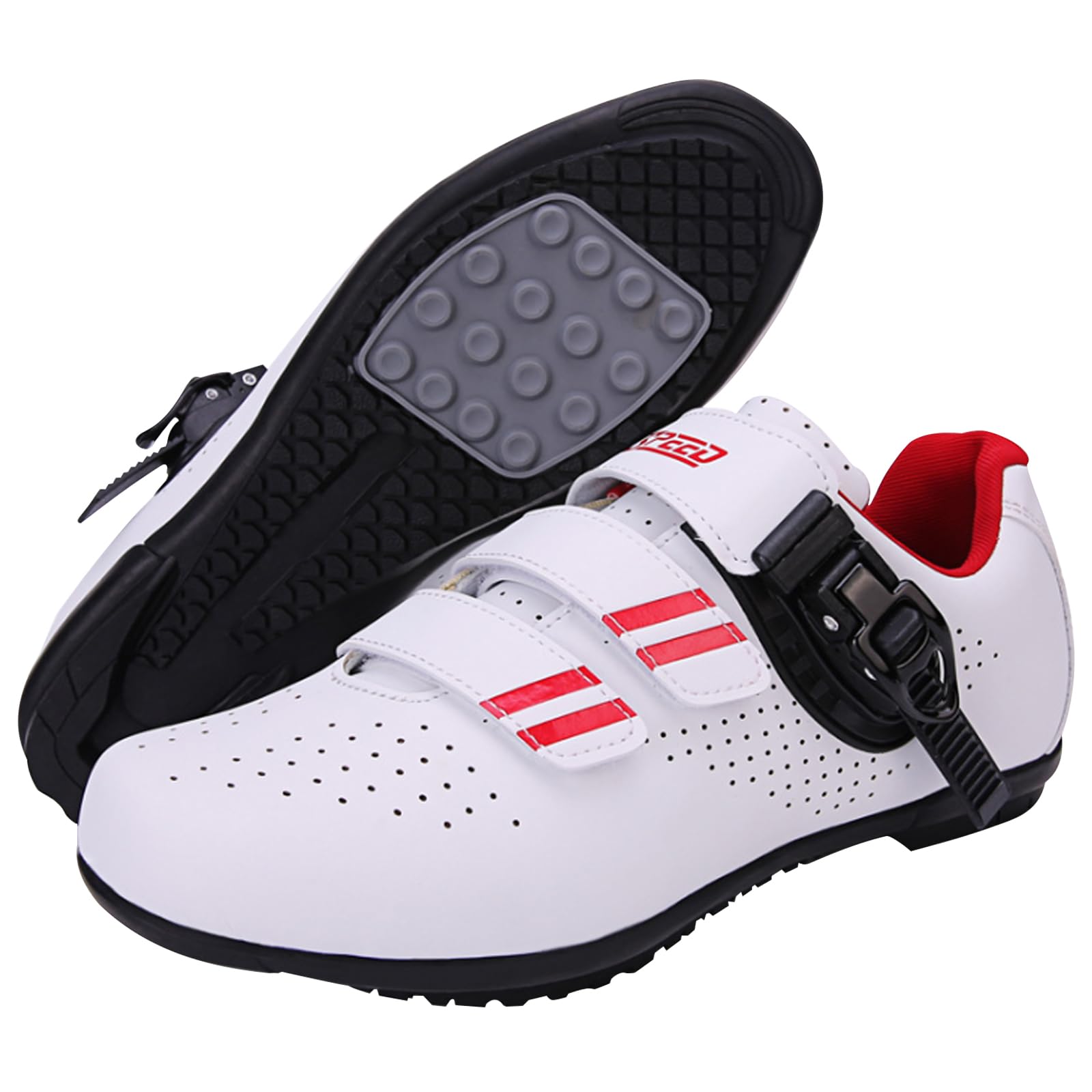 Męskie buty rowerowe do zawodów, buty rowerowe, buty rowerowe do roweru szosowego, unisex buty rowerowe, lekkie, amortyzujące, odporne na zużycie, do rowerów szosowych