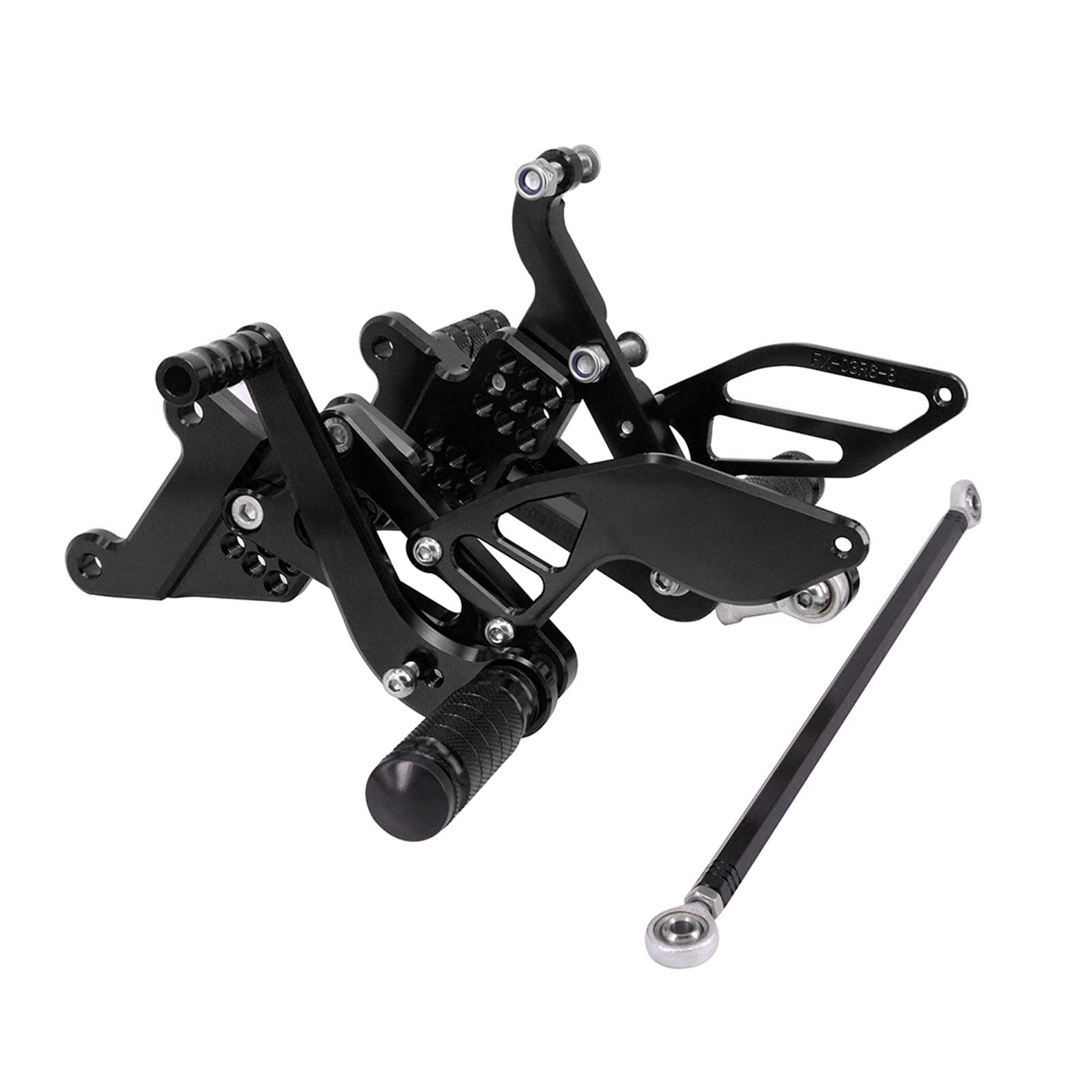Reposapiés para Motocicleta para Yamaha YZF R6 R6S YZFR6S 2006-2009 YZFR6 2003-2005 Accesorios para Motocicleta Estriberas Ajustables Pedales Descanso Trasero