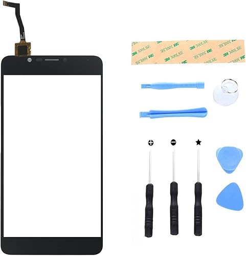 Lusee Ricambio Schermo Tattile per Wiko Tommy Plus 5 5 inch Frontale Sostituzione Touch Panel con Set Strumenti Riparazione Nero Lusee Ricambio Schermo Tattile per Wiko Tommy Plus 5 5 inch Frontale Sostituzione Touch Panel con Set Strumenti Riparazione Nero
