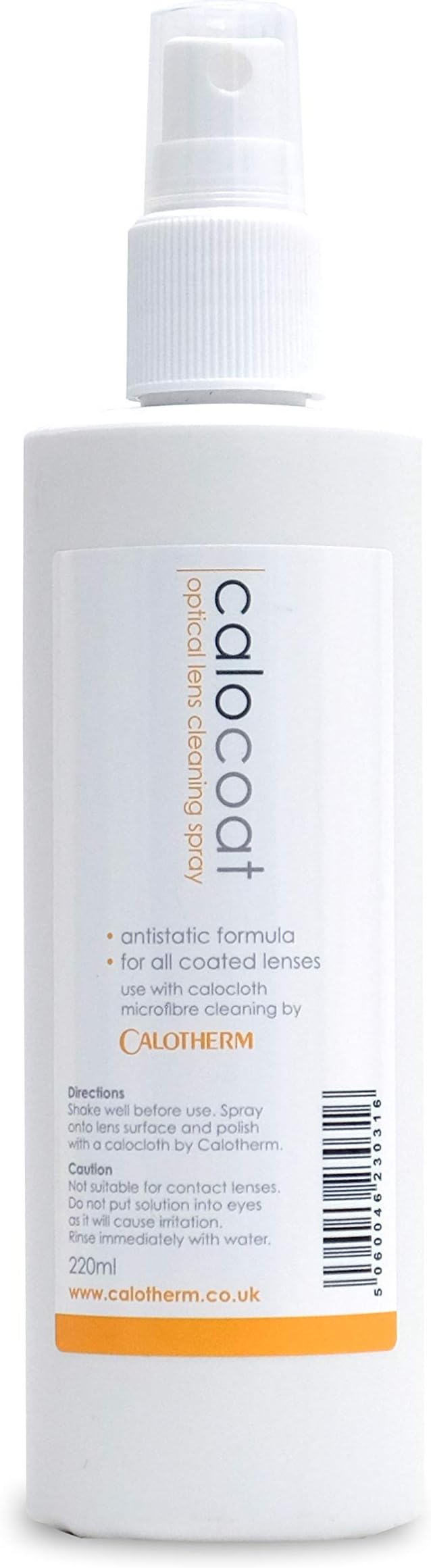 CC220 Calocoat Antistatic Coated Lens Spray 200ml