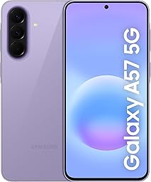 Samsung Galaxy A57 5G, Slim Smartphone, Awesome Intelligence Features, 8GB, 256 GB Strorage, 50MP Wide-Angle Camera, Up To 2-Day Runtime, Awesome Lilac, 3 Year Extended Warranty