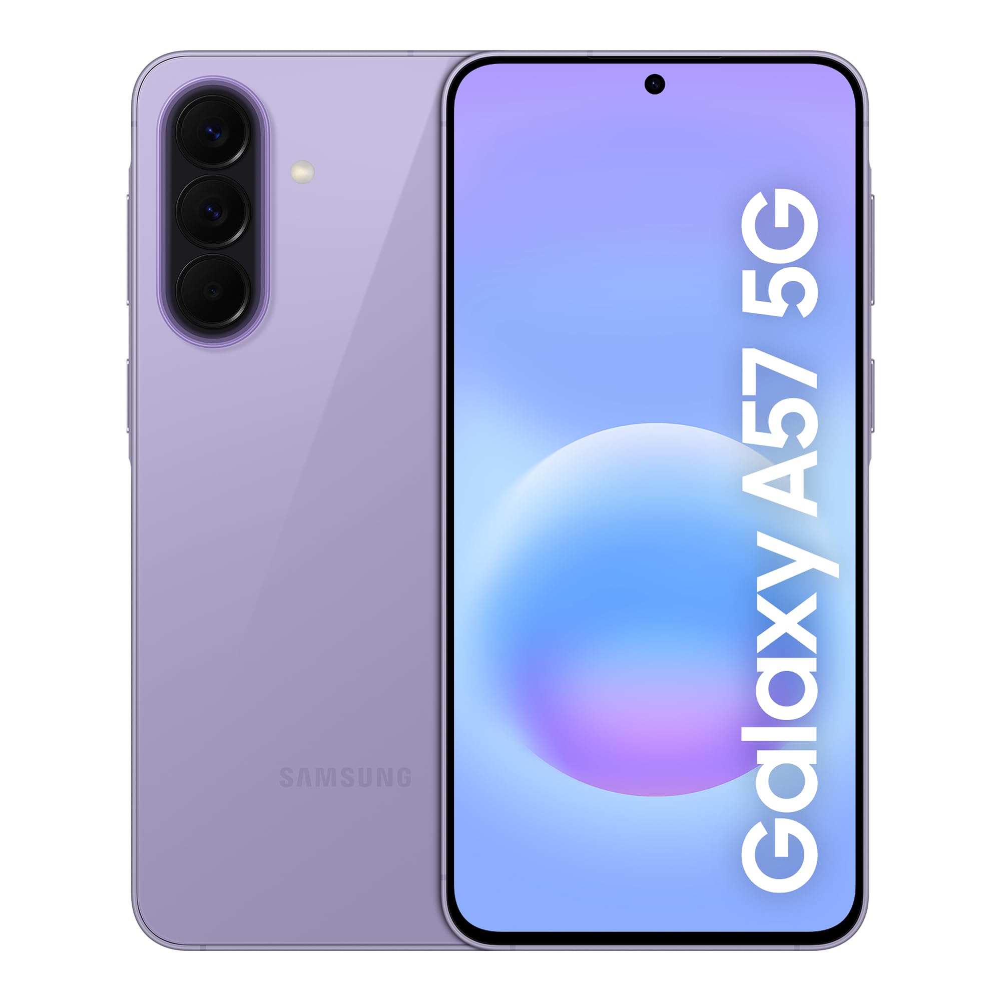 Samsung Galaxy A57 5G, Slim Smartphone, Awesome Intelligence Features, 8GB, 256 GB Strorage, 50MP Wide-Angle Camera, Up To 2-Day Runtime, Awesome Lilac, 3 Year Extended Warranty