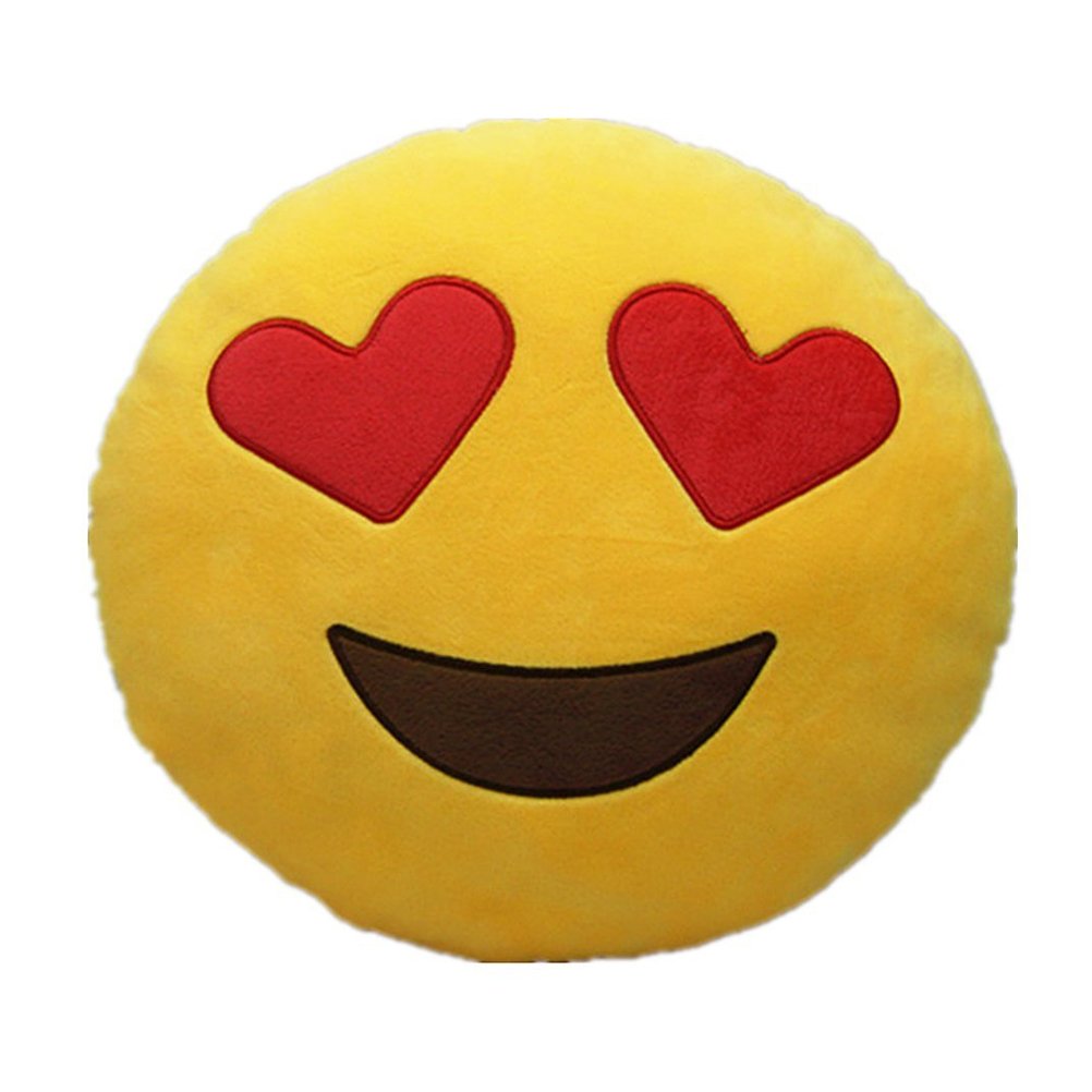 Umily B Emoji Smile Emoticon Cushion New Chair Seat Cushion