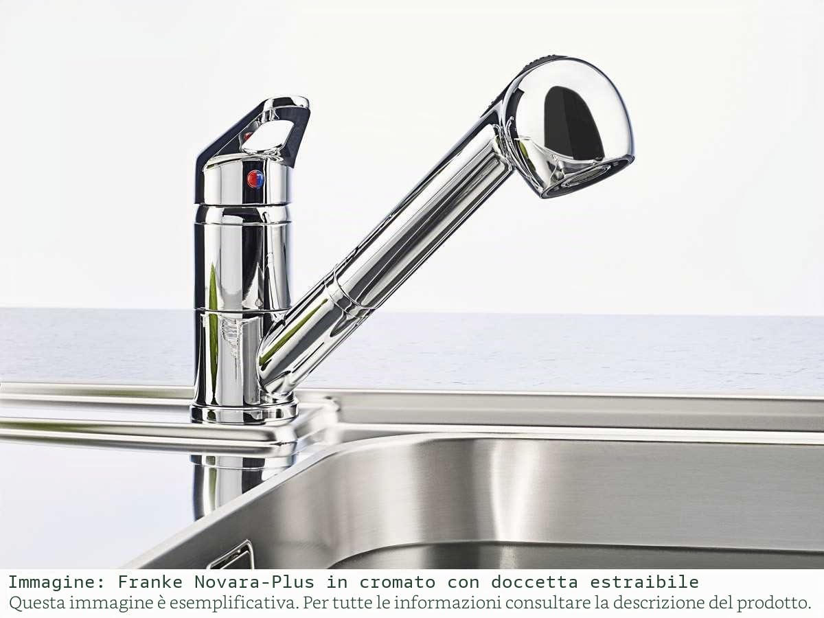 Franke 115.0470.663 Rubinetto ad Alta Pressione con Doccetta Estraibile, Marrone