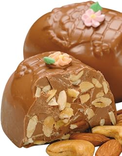 Philadelphia Candies Nut Easter Egg, Milk Chocolate 8 Ounce (Almonds, Brazils, Cashews, Pecans)