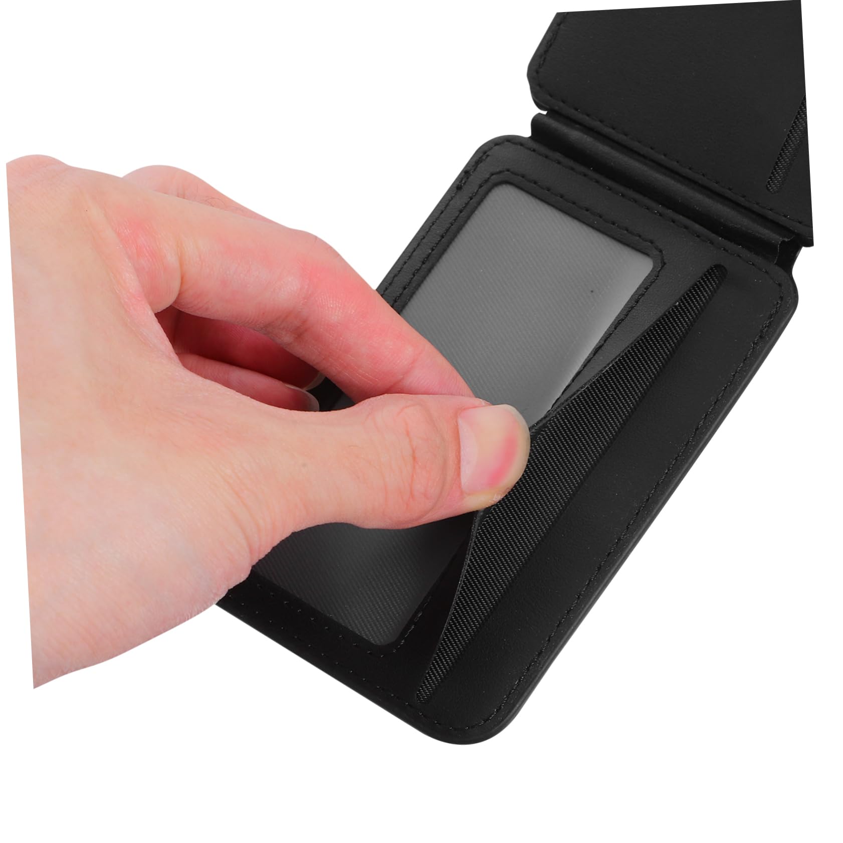 Supporto Magnetico per Telefono Portafoglio Pieghevole in Pu per Carte di Credito Slot per Documenti Supporto per Visualizzazione